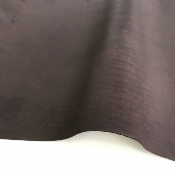 Кожа вороток галантерейная 02 коричневая 1,1-1,3 мм 3 сорт фото 1
