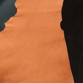 Кожа вороток шорно-седельная 02 апельсин 2,1-2,5 мм фото 1